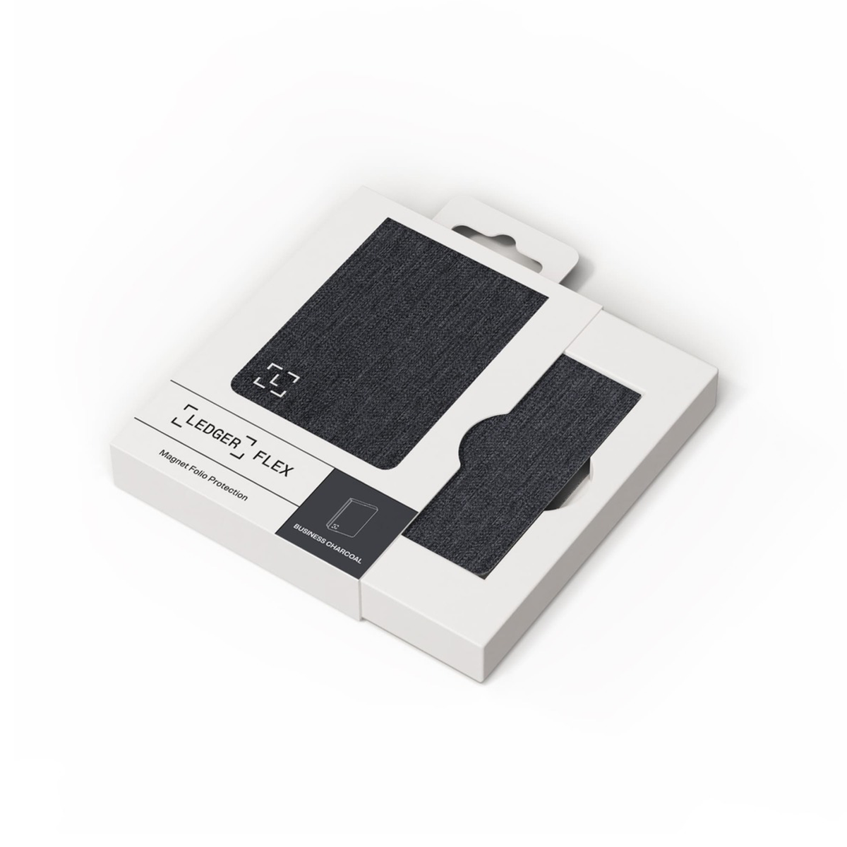 Ledger Flex™ Magnet Folio, Business Charcoal